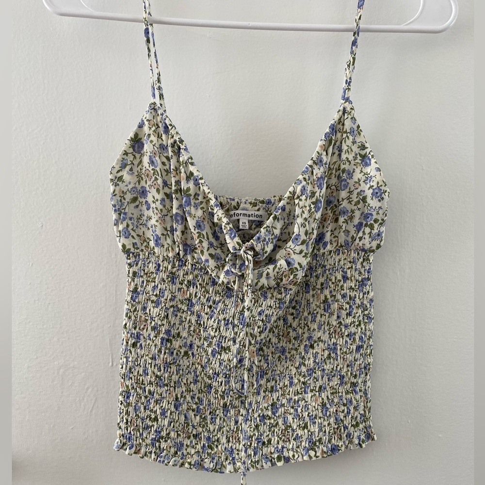 REFORMATION CARINE TOP